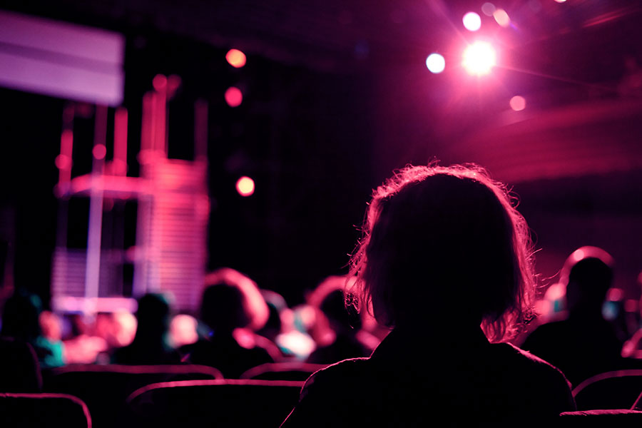 people in a theatre